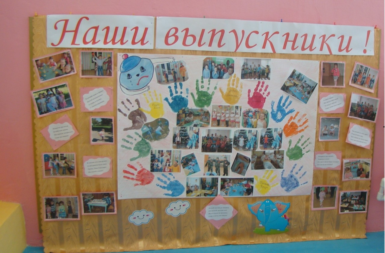 плакат с фотографиями в детский сад